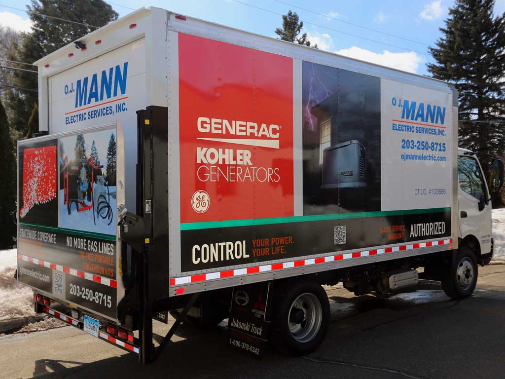 O.J. Mann Electric Box Truck