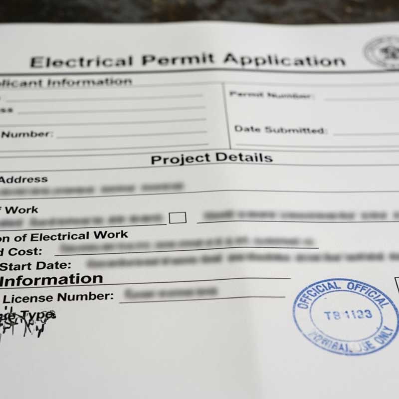 Electrical Permit Application
